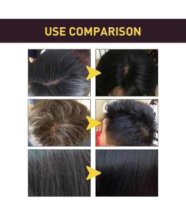 2-in-1 Blackening Shampoo for Black Hair - Quick Nourishing Hair Dye for Men & Women | Easy to Use Hair Dye Bibs - Buy Online on GoSupps.com