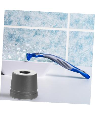 Angoily Universal Razor Rack & Shaving Brush Holder - Premium Aluminum Double Shaver Stand for Men - Ideal for Home & Shower - Buy Online on GoSupps.com