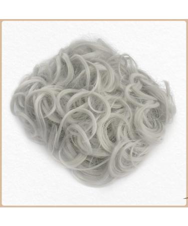 Sofeiyan Short Combs Messy Bun Hair Piece - Gray, Wavy Curly Extensions for Women - Buy Online on GoSupps.com
