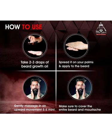 Urbangabru Beard Growth Oil Booster - 60 ml | Natural Herbs Enriched | Promotes Healthy Beard Growth - Buy Online on GoSupps.com