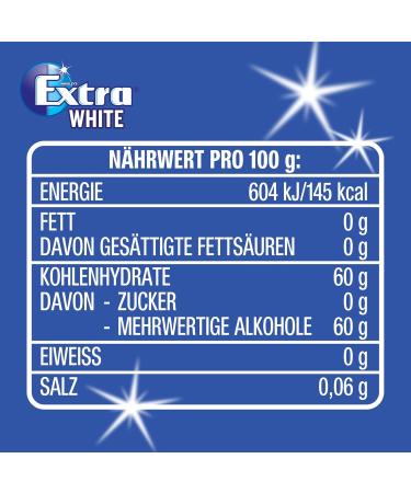 Buy Extra Professional White Chewing Gum | Sugar-Free Fresh Breath | 50 Dragees in 1 White Bottle | International Shipping Available - Buy Online on GoSupps.com