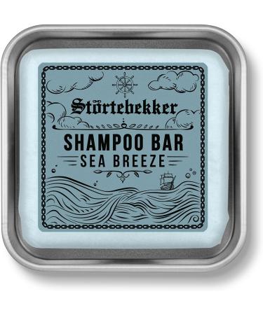 St rtebekker Bar Sea Breeze Premium Shampoo for Men and Women 3-in-1 Shower Soap for Hair Scalp and Beard - Moisturizing Shampoo - Vegan Handmade - 100 g - Buy Online on GoSupps.com