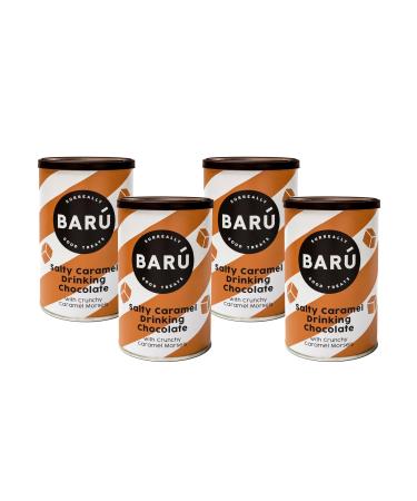 Bar Bar Hot Chocolate Drink with Salted Caramel - Instant Chocolate - 4 x 250g - 48 cups