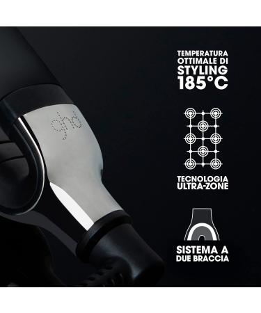 Buy GHD Platinum+ Black Hair Glades | Professional Styling Less Breakage Gloss & Color Protection - Ultra Zone Technology Optimal 185 C - Buy Online on GoSupps.com