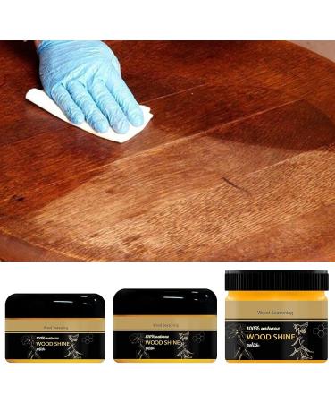 goforwealth Wood Seasoning BeewaxTraditional Beeswax Polish for Wood and Furniture Natural Beeswax for Wood Cleaner and Polishing Multipurpose Natural Beewax Elegantly 40g - Buy Online on GoSupps.com