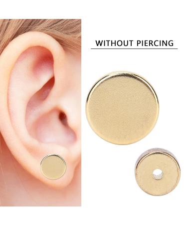 Magnetic Weight Loss Earrings - Therapy & Acupuncture Point Stimulation - Golden Unsawaous Couple - Buy Online on GoSupps.com