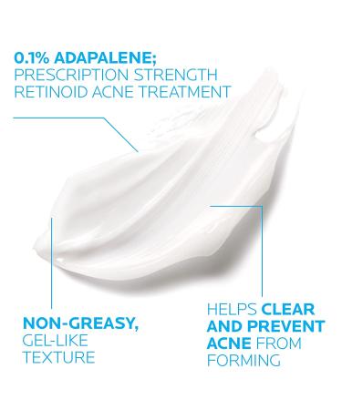 La Roche-Posay Adapalene Gel 0.1% Acne Treatment - Prescription-Strength Retinoid Cream for Face - Clears and Prevents Acne - Buy Online on GoSupps.com
