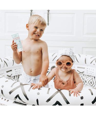 Babo Botanicals Baby Face Mineral Sunscreen Stick SPF 50 - 70% Organic Ingredients, Zinc Active, Water-Resistant, Reef-Friendly, Fragrance-Free - 0.6 oz - Buy Online on GoSupps.com