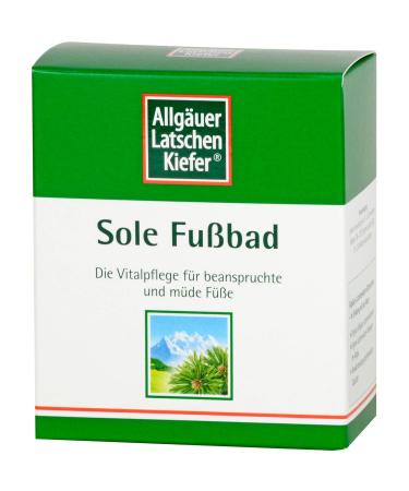 Allg u Mountain Pine Brine Foot Bath - 100g | Relaxing Foot Soak for Wellness | International Shipping - Buy Online on GoSupps.com