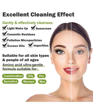 Hydrating Foam Cleanser | Makeup Remover & Face Wash | 10 OZ | Fragrance-Free Non-Comedogenic Suitable for Normal to Dry & Sensitive Skin - Buy Online on GoSupps.com