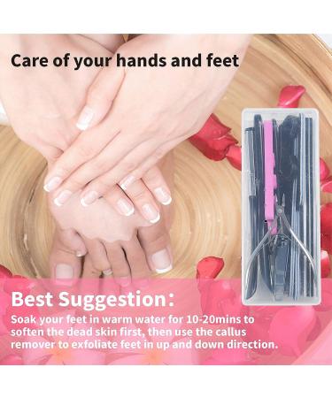 31Pcs Foot & Hand File Pedicure Tools Kit - Dead Skin Removal & Nail Maintenance Set in Storage Box for Men, Women - Salon Quality Gift - Buy Online on GoSupps.com