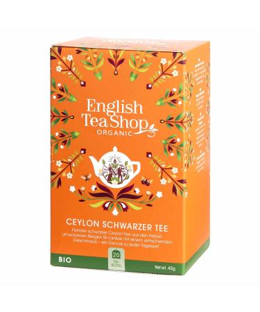English Tea Shop English Tea Shop Organic Ceylon Black Tea 40 g 20 Sachets