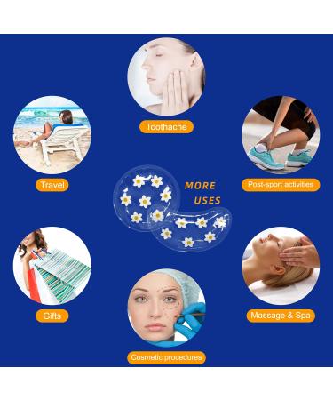 Reusable Gel Eye Pads - Cooling Eye Treatment Pack for Pain Relief & Relaxation - Buy Online on GoSupps.com