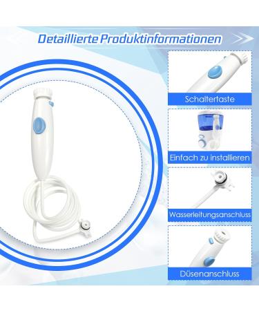 Replacement Handle Hose for WP-100 Water Flosser | Water-Fined Plastic Oral Hygiene Accessory - Buy Online on GoSupps.com