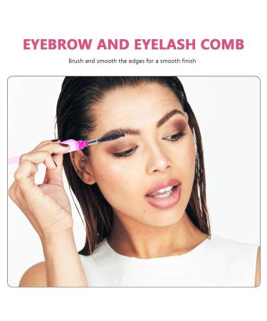 Minkissy 6PC Eyebrow & Eyelash Care Brush Set | Dual-Head Separator & Foldable Makeup Tools | International Shipping Available - Buy Online on GoSupps.com