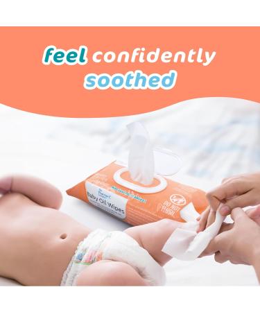 Buy Pharma-C Baby Oil Wipes - 540 Count | Enriched with Almond Sunflower Oils Aloe & Vitamin E | Gentle & Moisturizing for Baby's Skin - International Shipping Available - Buy Online on GoSupps.com