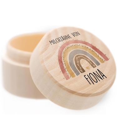 Personalized Kidsmood Milk Tooth Socket & Wooden Tooth Box Custom Wishes Gift for Baby with Cute Motif - Buy Online on GoSupps.com