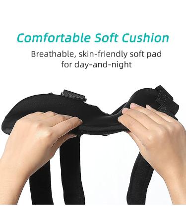 Fanwer Night Hand Splint - Wrist Finger Brace for Flexion Contractures - 5 Finger Stabilizer Wrap for Atrophy Rehab & Arthritis - Right Hand - Buy Online on GoSupps.com