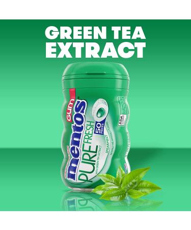 Mentos Pure Fresh Sugar-Free Chewing Gum with Xylitol Spearmint 50 Piece Bottle (Pack of 6) - Buy Online on GoSupps.com
