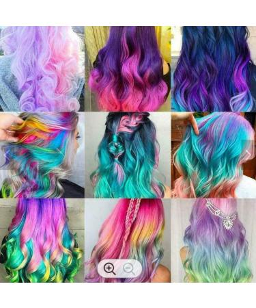 10PCS Hair Chalk Comb Set - Vibrant Temporary Hair Color Kit for All Ages - Best Gift - Halloween Birthday Christmas Party Dress-up Makeup - Washable Skin Safe Easy - Buy Online on GoSupps.com