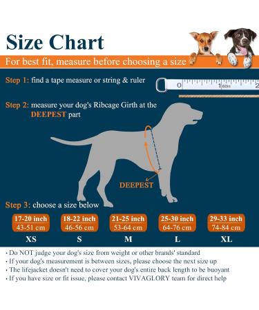 Vivaglory Sporty Dog Security Vest - Durable Neoprene Rescue Vest for Medium Dogs (Cyan 53-64cm) with Velcro Fastener - Buy Online on GoSupps.com