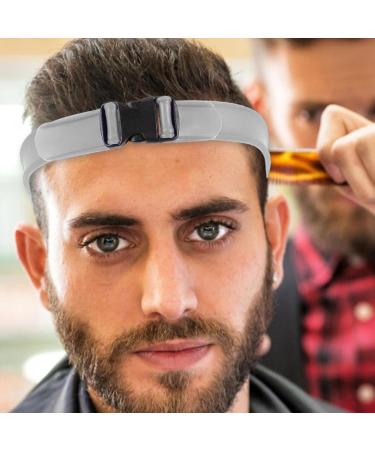 Hairline Shaping Tool - Hairline Haircut Shaping Tool Adjustable Curved Silicone Haircut Bands for Hair Salons and Home Gray - Buy Online on GoSupps.com