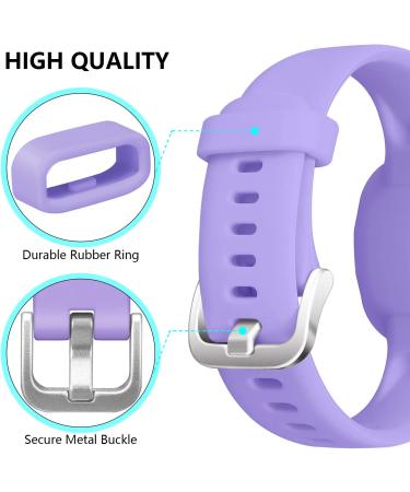 Garmin Vivofit Jr. 3 Kids Bands 3 Pack - Soft Silicone Wristbands for Boys and Girls - Swim-Friendly and Adjustable Replacement Bands - Pink, Lavender, Teal - 5.1-7.1 Inches - Buy Online on GoSupps.com