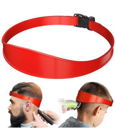 IrikDescia adjustable hair cutting edges professional haircopy tool for even haircuts straight neck hairline portable easy to use (red)