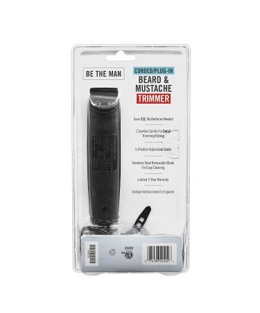 ConairMAN Beard & Mustache Trimmer for Men - Corded Plug-In - Best Trimmer for Precision Grooming - Buy Online on GoSupps.com