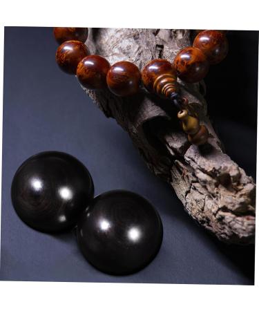 TOVINANNA 8 STK Wooden Massage Balls Handcrafted Baoding Stress Relief Balls Chinese Style Hand Massager for Relaxation - Buy Online on GoSupps.com
