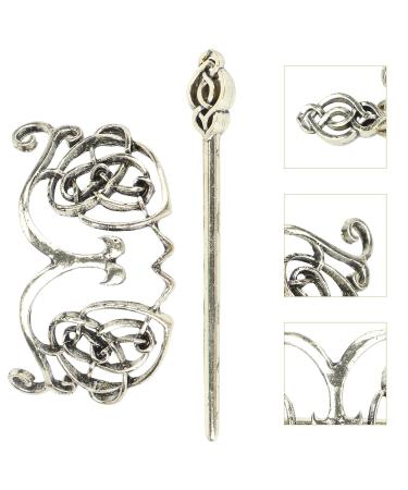 Uonlytech Vintage Hair Clips - 2 Pack Celtic Bronze Retro Hair Jewelry for Women & Girls - Perfect for Outdoor Trips - Buy Online on GoSupps.com