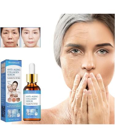 Collagen Anti-Wrinkle Essence Anti-Aging Fading Fine Lines Hydrating Moisturizing Firming Skin Essence 30ml - Buy Online on GoSupps.com