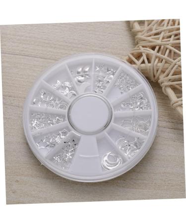 COHEALI 1pc 12 Nail Art Glitters Nail Decorations for Nail Glitter Metal Trim Nail Art Decoration Gold Nail Art Nail Embellishments Diy Nail Decals Rhinestone Decor Disc Manicure - Buy Online on GoSupps.com