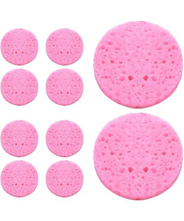 Samuliy Face Wash Sponge Face Sponges for Cleansing Face Pads Made of Wood Pulp Cotton Sponge Makeup Remover Cellulose Face Sponges Cosmetic Spa Sponges - Buy Online on GoSupps.com
