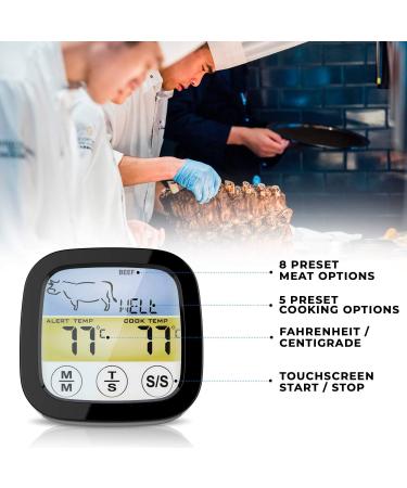 Digital Touchscreen Food Thermometer for Meat Poultry Premium Roast Decaf Coffee - Buy Online on GoSupps.com