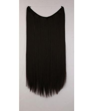 Rich Choices 50cm Dark Brown Hair Extensions - Smooth Hair Part Extensions for Densification (1 Pack) - Buy Online on GoSupps.com