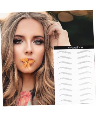 FRCOLOR 4 Sheets Pairs Disposable Makeup Tools Makeup Eyebrow Sticker Eyebrow Stickers The Lazy Water Proof - Buy Online on GoSupps.com