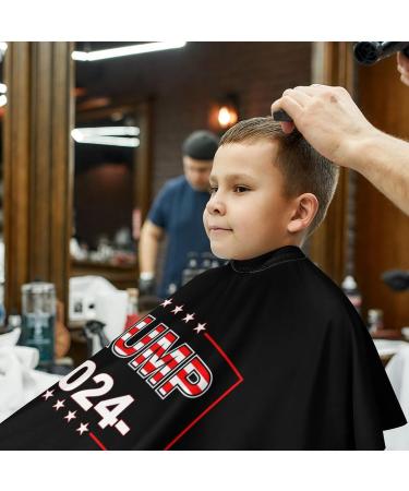 Trump 2024 USA Flag Barber Cape - Funny Professional Salon Hair Cutting Apron for Men & Women - Buy Online on GoSupps.com