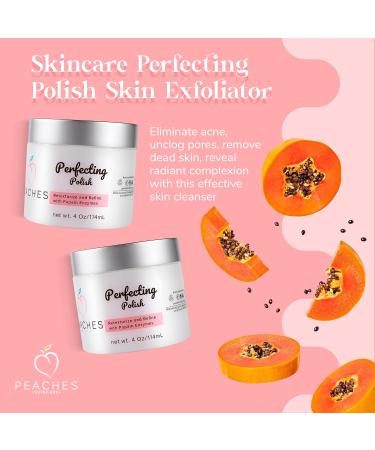 Perfecting Polish 4 oz - Vegan Exfoliating Scrub for Face | Acne Repair & Skin Damage Repair | Gentle Sugar Lavender & Arnica Formula - Buy Online on GoSupps.com