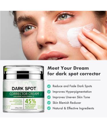 ASHUDAN Dark Spot Remover Cream for Face | Sun Spot, Melasma, Age Spot Correction | Hyperpigmentation Treatment for Women and Men - 1.7 Fl Oz - Buy Online on GoSupps.com