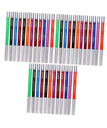 Healeved 36 Pcs 1 Set Shadow Set Eye Liner Sharpeners Colored Eyeliners Eyeliner Kit Colorful Paste 1 count (Pack of 1) Colorfulx3pcs