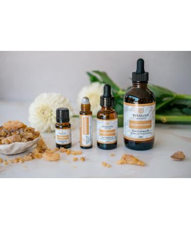 Vitality Extracts Frankincense Essential Oil 4oz | Boswellia Serrata | Aromatherapy & Skin Care for Natural Calm Stress Relief & Yoga Comfort - Buy Online on GoSupps.com
