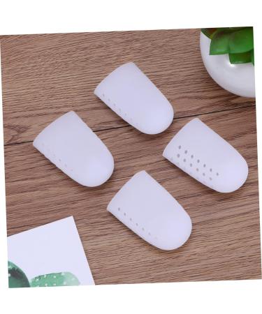 HEALEEP 2 Pair Silicone Toe Protectors - Toe Cushion Tubes for High Heels - Thumb Protectors - Corn White Size 2 - Buy Online on GoSupps.com