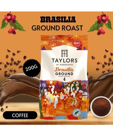 Taylors Coffee Pick N Mix - Create Custom Combo with 6+ Flavours |Brasilia Hot Lava Java Rich Italian Beans | Gift Set for Coffee Lovers Pack 2 x 200g 200 g (Pack of 2) - Buy Online on GoSupps.com