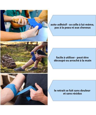 ALPIDEX 12 Rolls Cohesive Tape 10 cm x 4.5 m Self Adhesive Bandage Various Colors Self Adhesive Finger Strap Ankle Knee Band - Buy Online on GoSupps.com