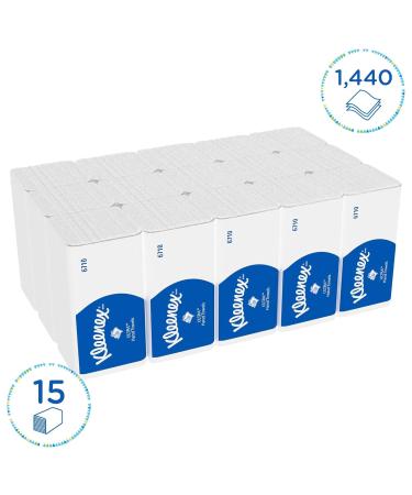 Kleenex Ultra Paper Towels - 3-Layer V-Fold Soft & Absorbent 15 Packs x 96 Towels - Perfect for Home & Business | Buy Internationally - Buy Online on GoSupps.com