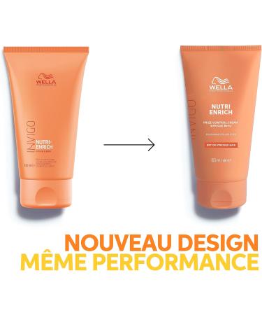Wella Professionals Invigo Nutri Enrich Nourishing Anti-Frizz Smoothing Cream - With Vitamin E and Oleic Acid - Repairs Dry and Damaged Hair 150ml - Buy Online on GoSupps.com