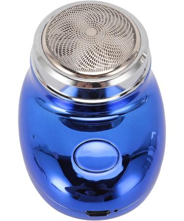 Electric Beard Clipper Stainless Steel Portable Handheld Beard Trimmer USB Rechargeable for Travel Use (Electroplated Blue) - Buy Online on GoSupps.com