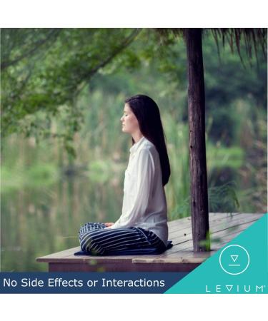 Levium Calming Stress Relief Vitamin Supplement | Natural Mood Boosting Capsules | 90 Count Bottle - Buy Online on GoSupps.com