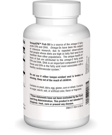Source Naturals OmegaEPA Fish Oil 1000 mg - 200 Softgels for Heart & Joint Health - Buy Online on GoSupps.com